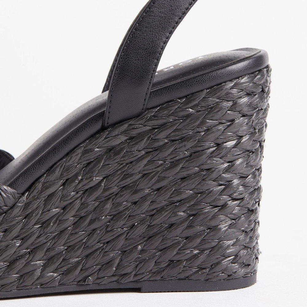 Torrid Black Wedge Sandals - Picture 5 of 10